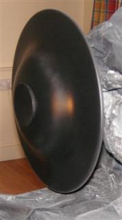 The back of the bowl finished and ebonised